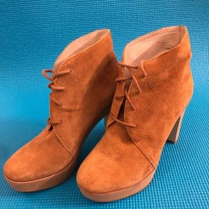 Michael Kors Brown Suede Booties Sz7